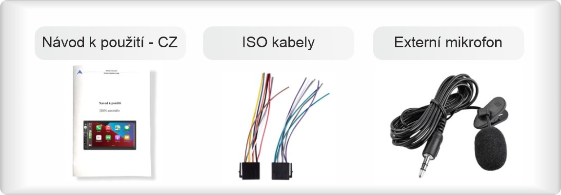 Příslušenství pro chytrá autorádia 7515 a 7518